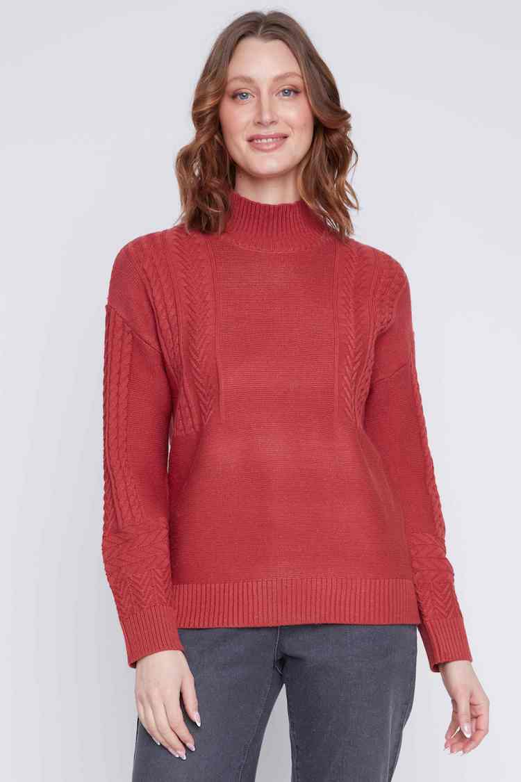 CYC MOCK NECK SWEATER