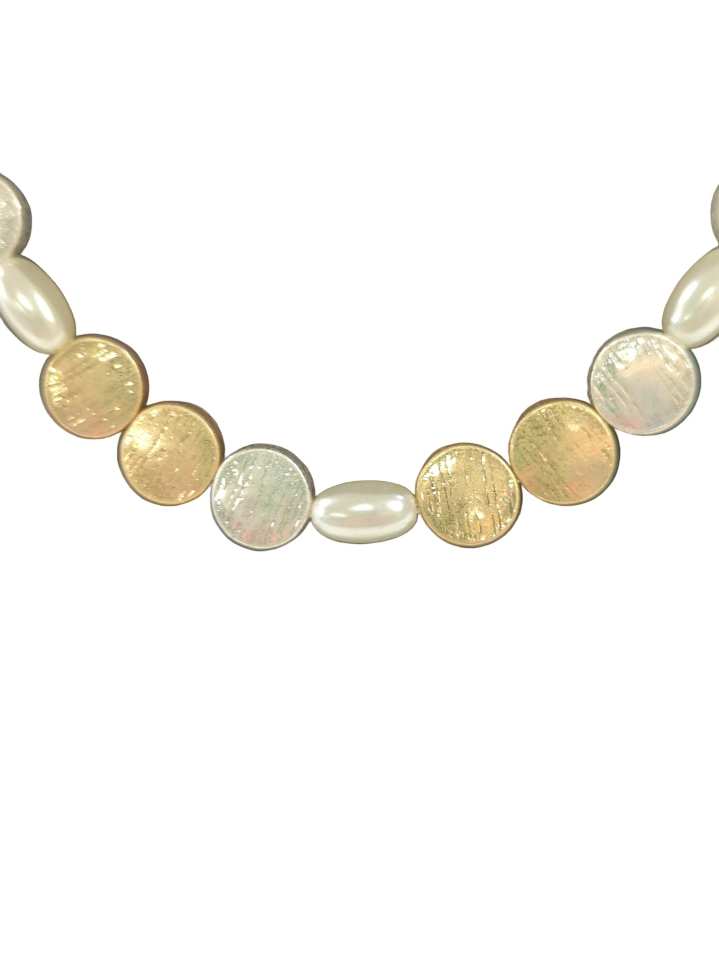 Meghan Browne Dan Necklace Gold and Pearl