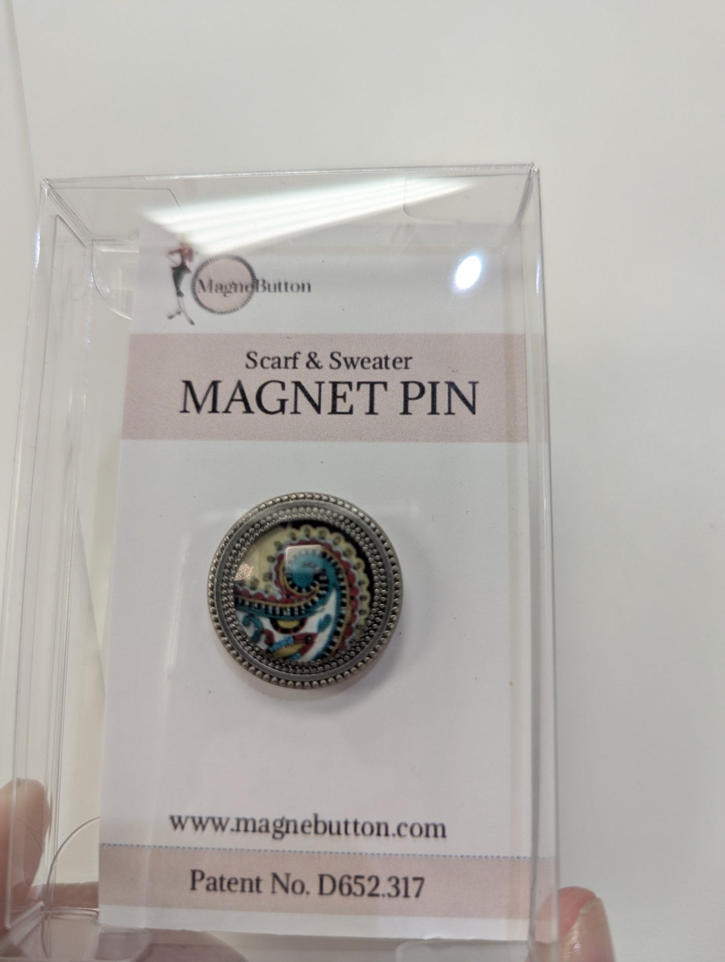 MAGNE BUTTON PAISLEY
