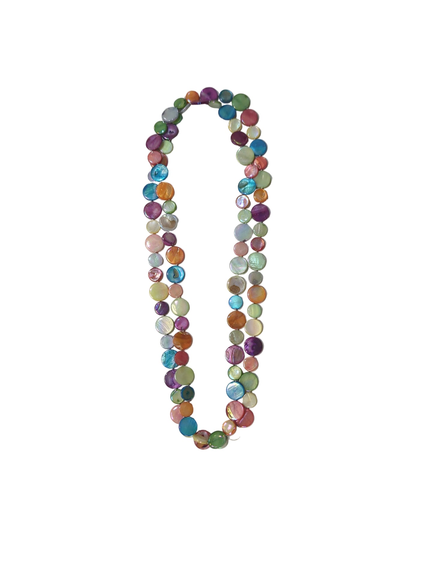 Sea Lily Mother-of-Pearl Single Strand Necklace Fruit Salad