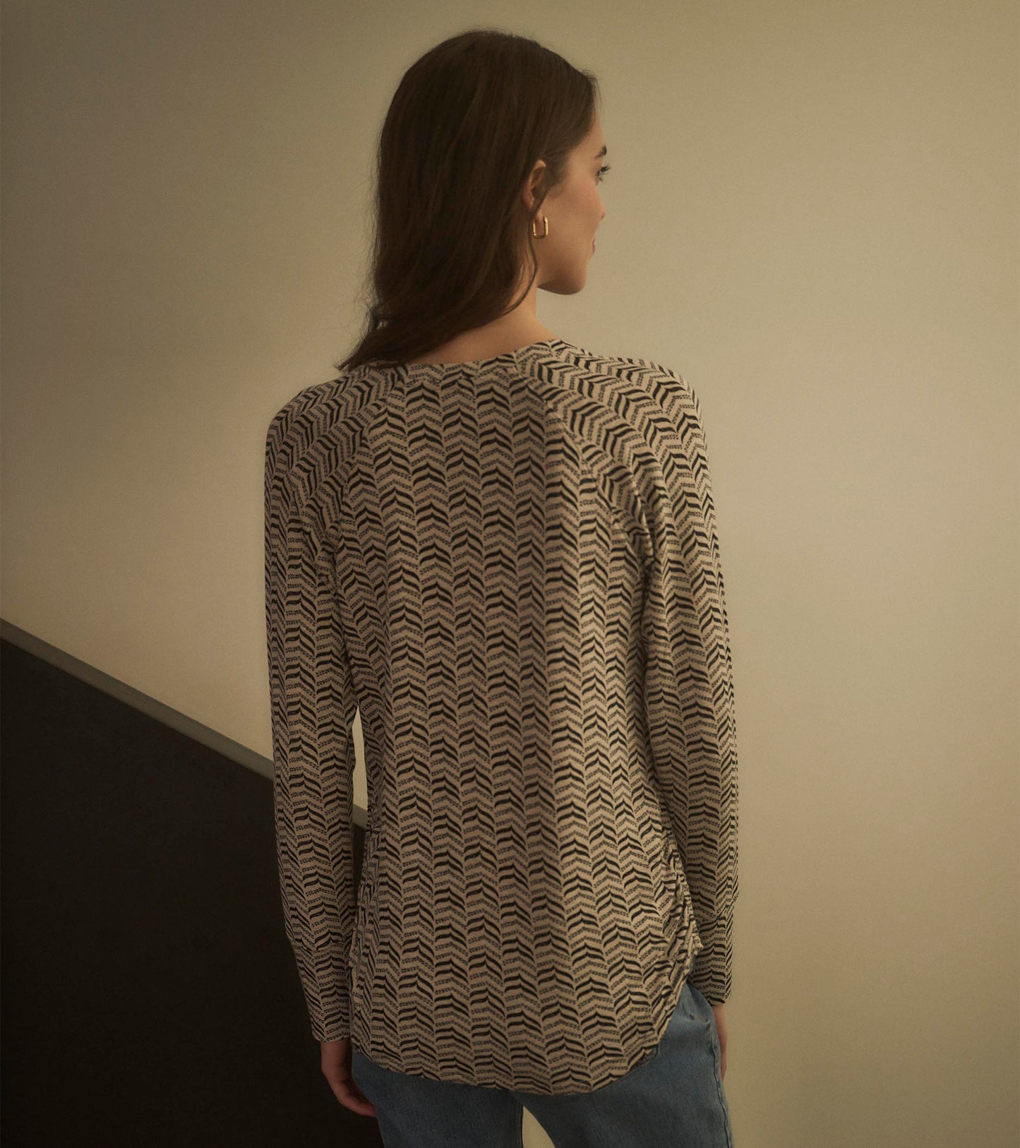 HATLEY CHANTEL PULLOVER - HERRINGBONE
