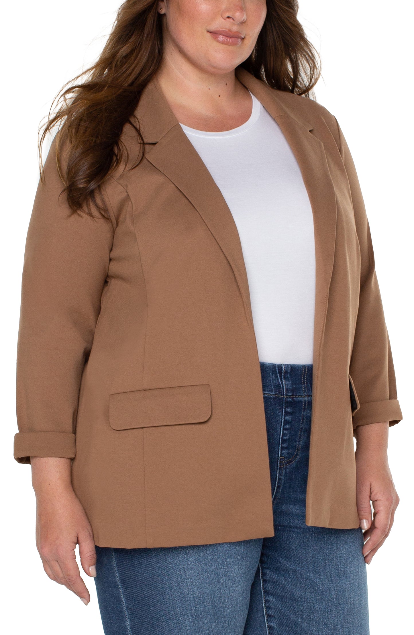 LIVERPOOL BOYFRIEND BLAZER WITH PRINCESS DARTS - PLUS