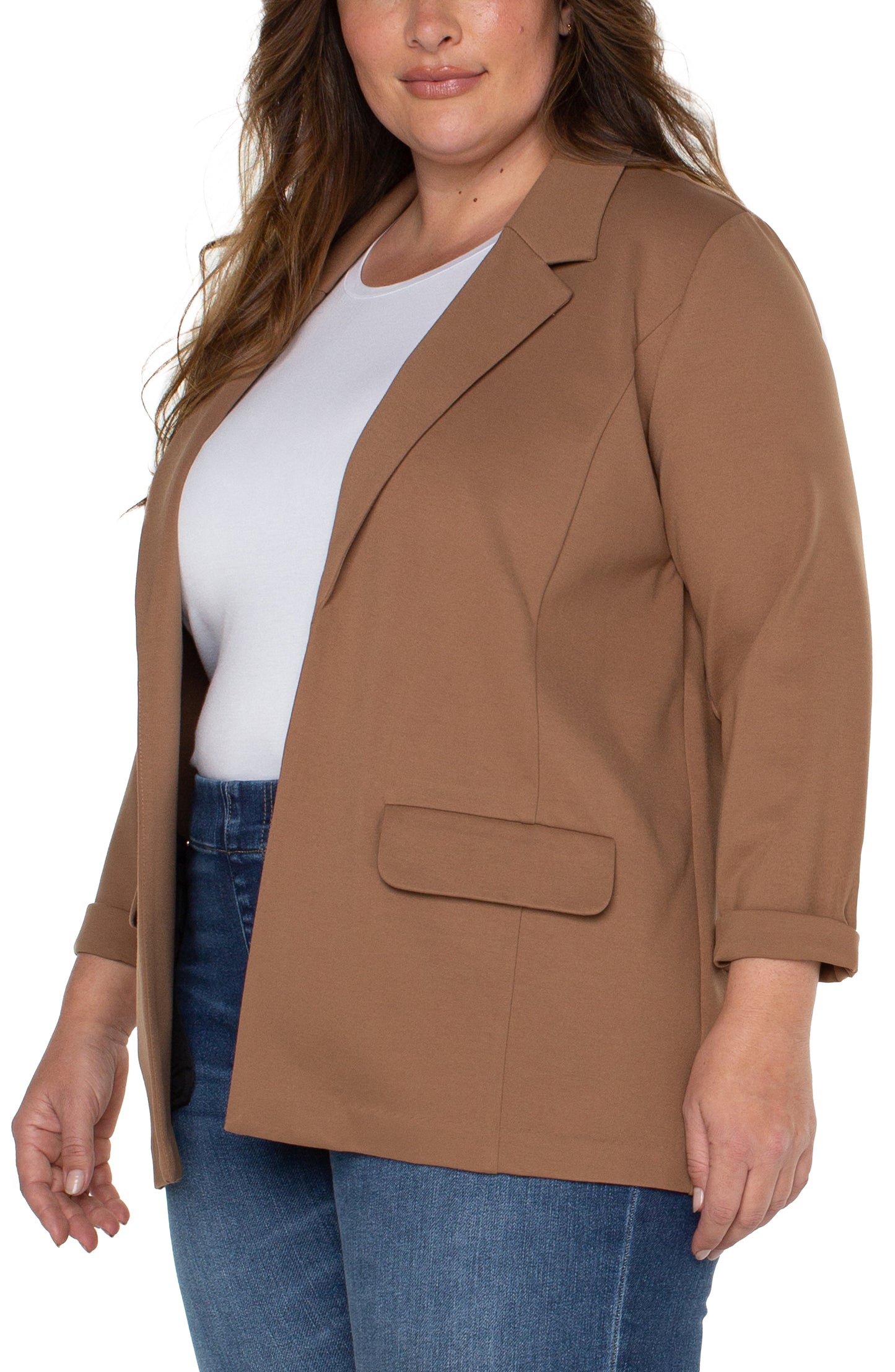 LIVERPOOL BOYFRIEND BLAZER WITH PRINCESS DARTS - PLUS