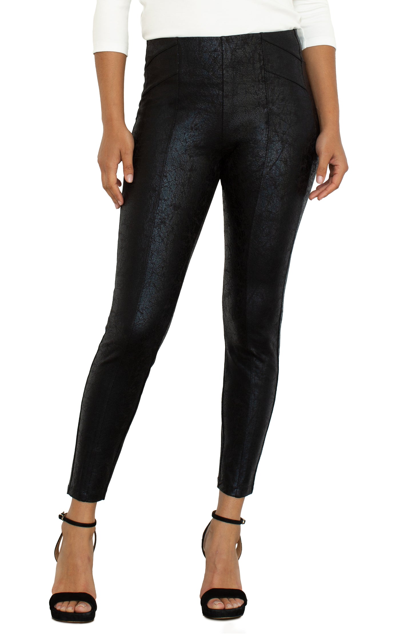 LIVERPOOL REESE SEAMED PULL-ON LEGGINGS 27" INSEAM