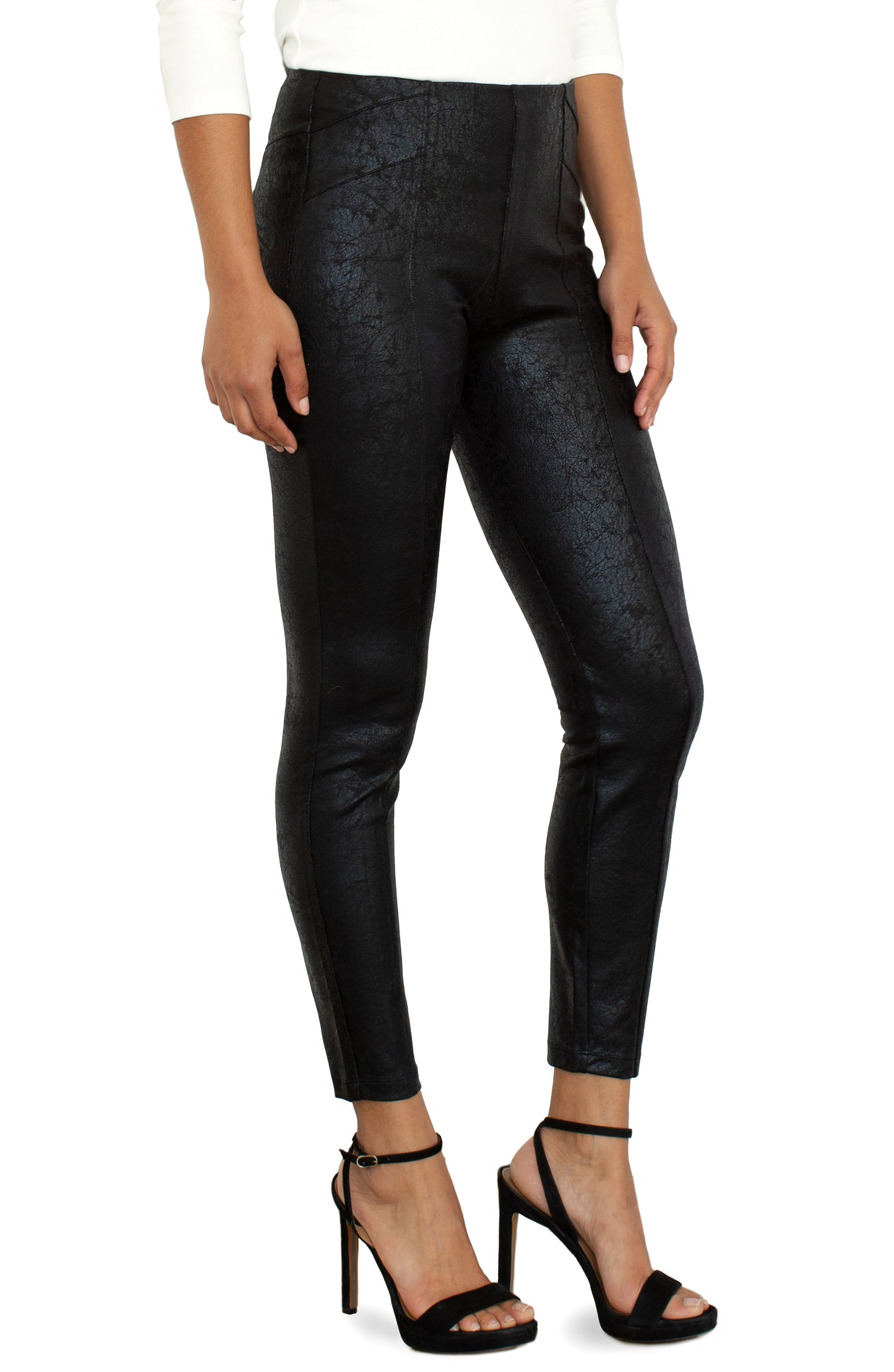 LIVERPOOL REESE SEAMED PULL-ON LEGGINGS 27" INSEAM