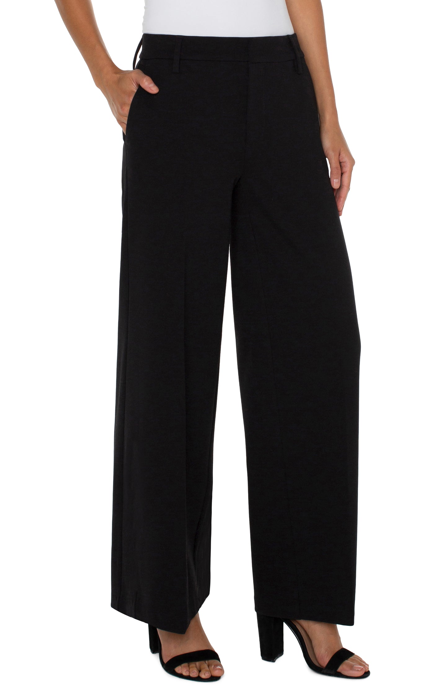 LIVERPOOL HIGH RISE WIDE LEG TROUSER 31" INSEAM