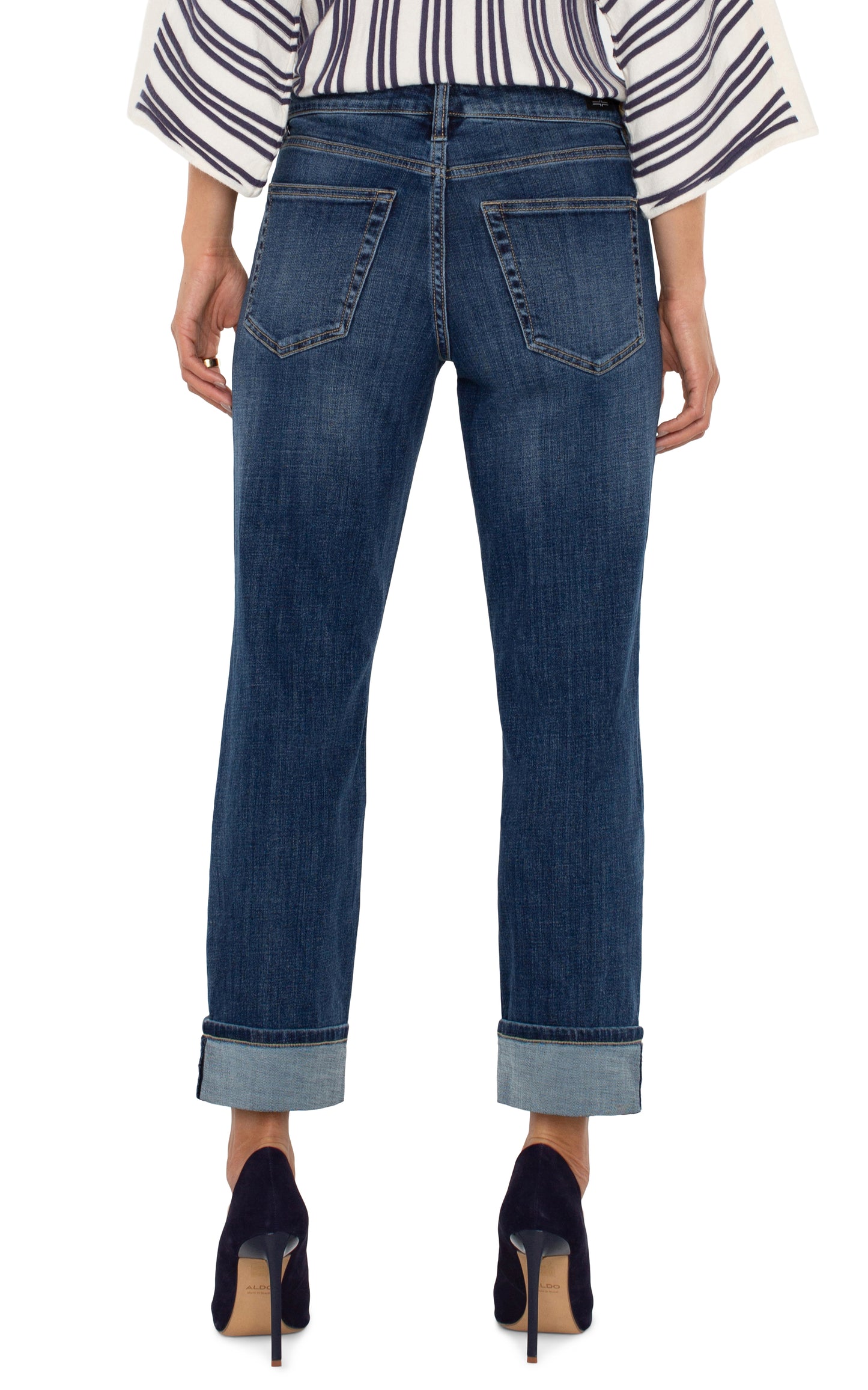 Liverpool Marley Girlfriend Cuffed 27"-30" INSEAM