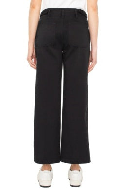 LIVERPOOL HI-RISE CINCH WAIST WIDE LEG 28" INSEAM