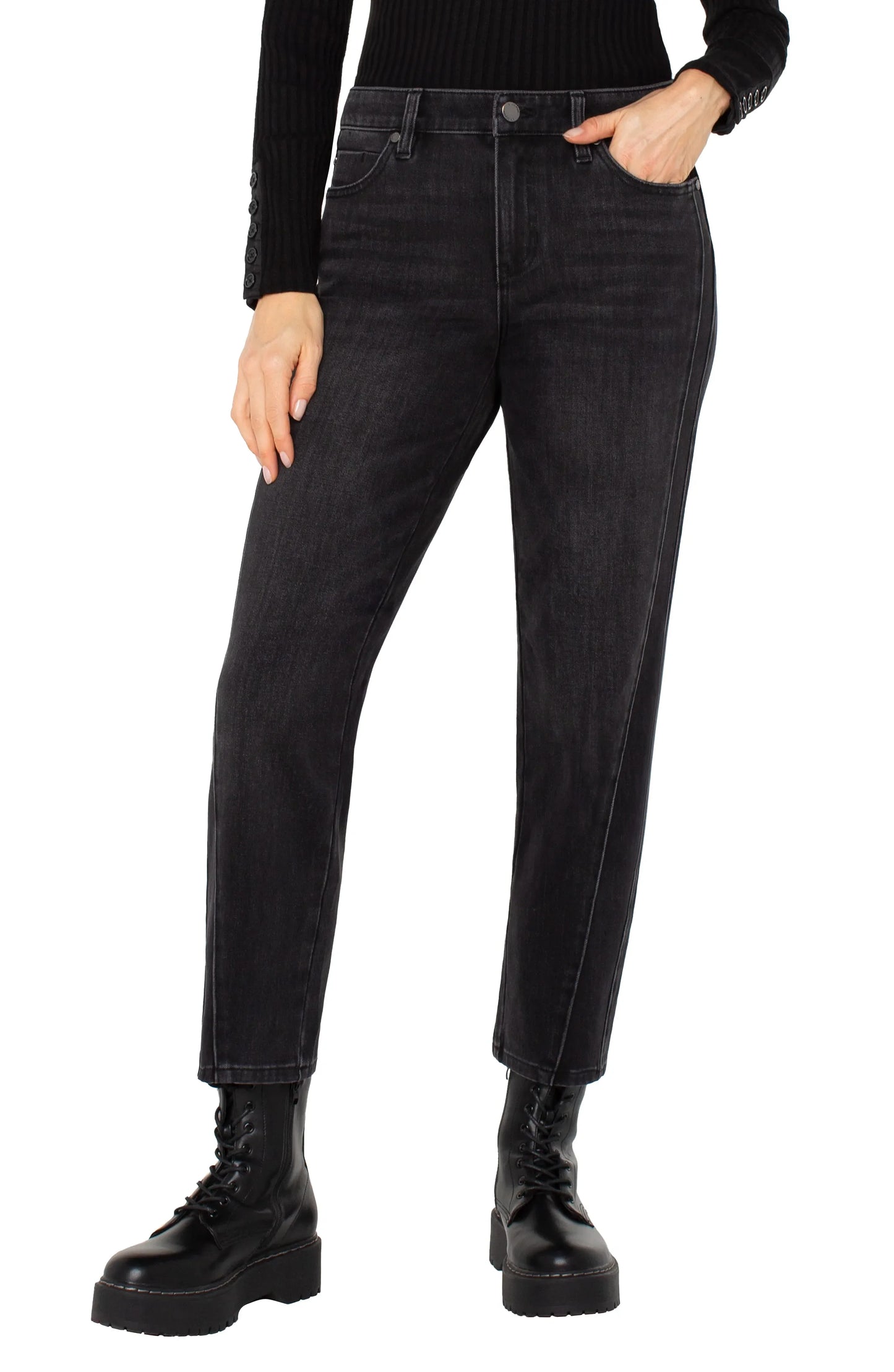LIVERPOOL LIV NON-SKINNY SKINNY WITH FASHION SEAMING