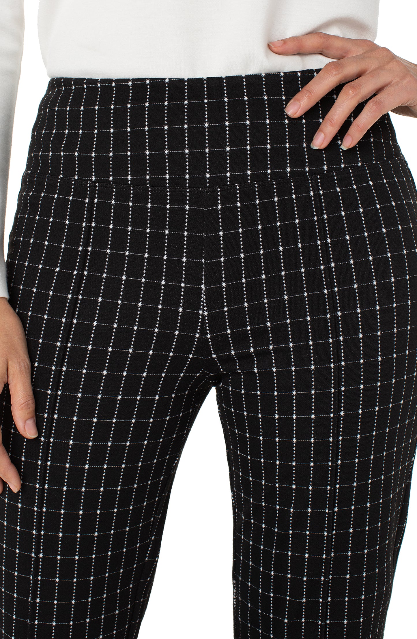 LIVERPOOL PEARL FULL LENGTH FLARE WITH PINTUCKS