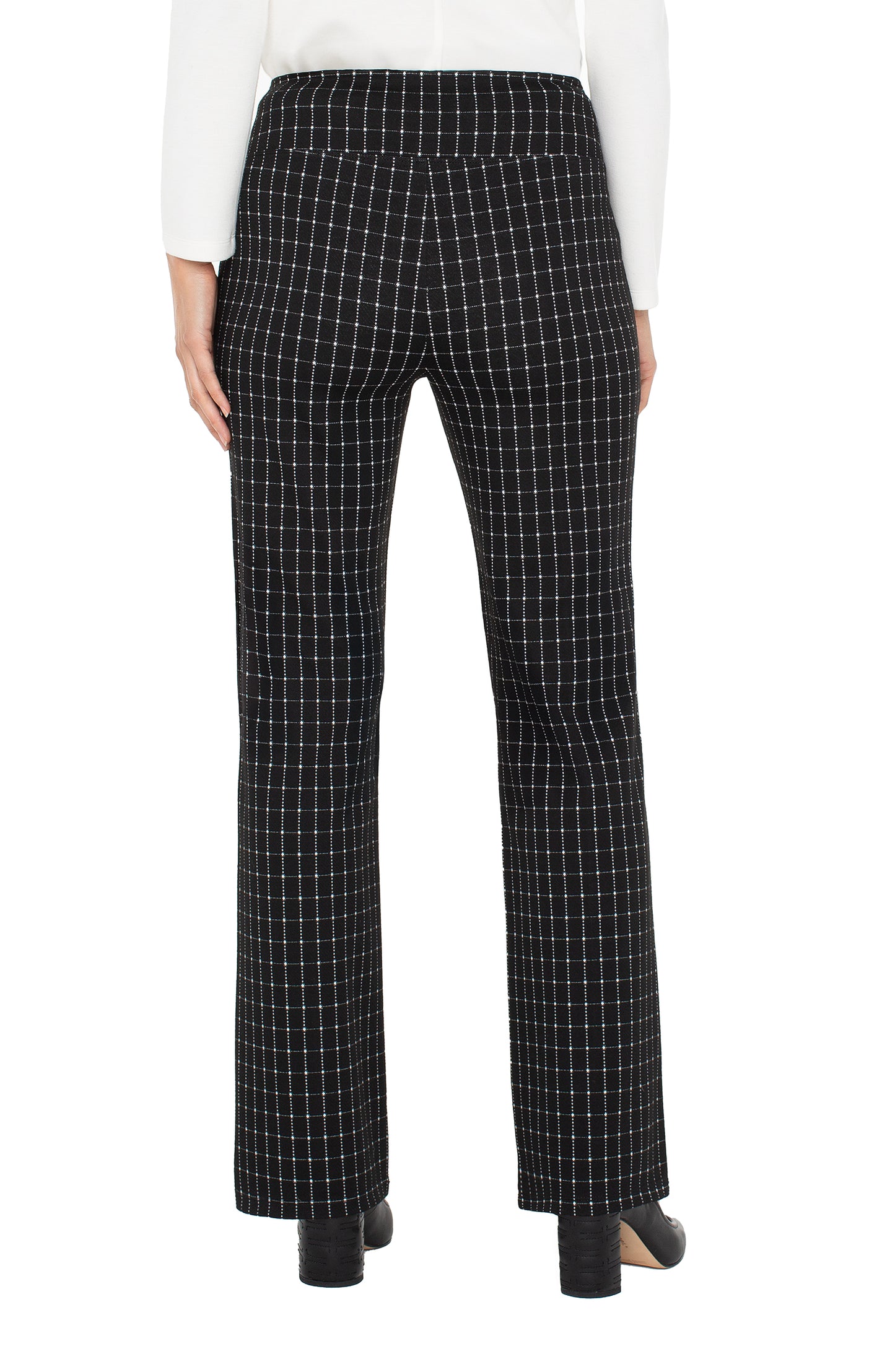 LIVERPOOL PEARL FULL LENGTH FLARE WITH PINTUCKS