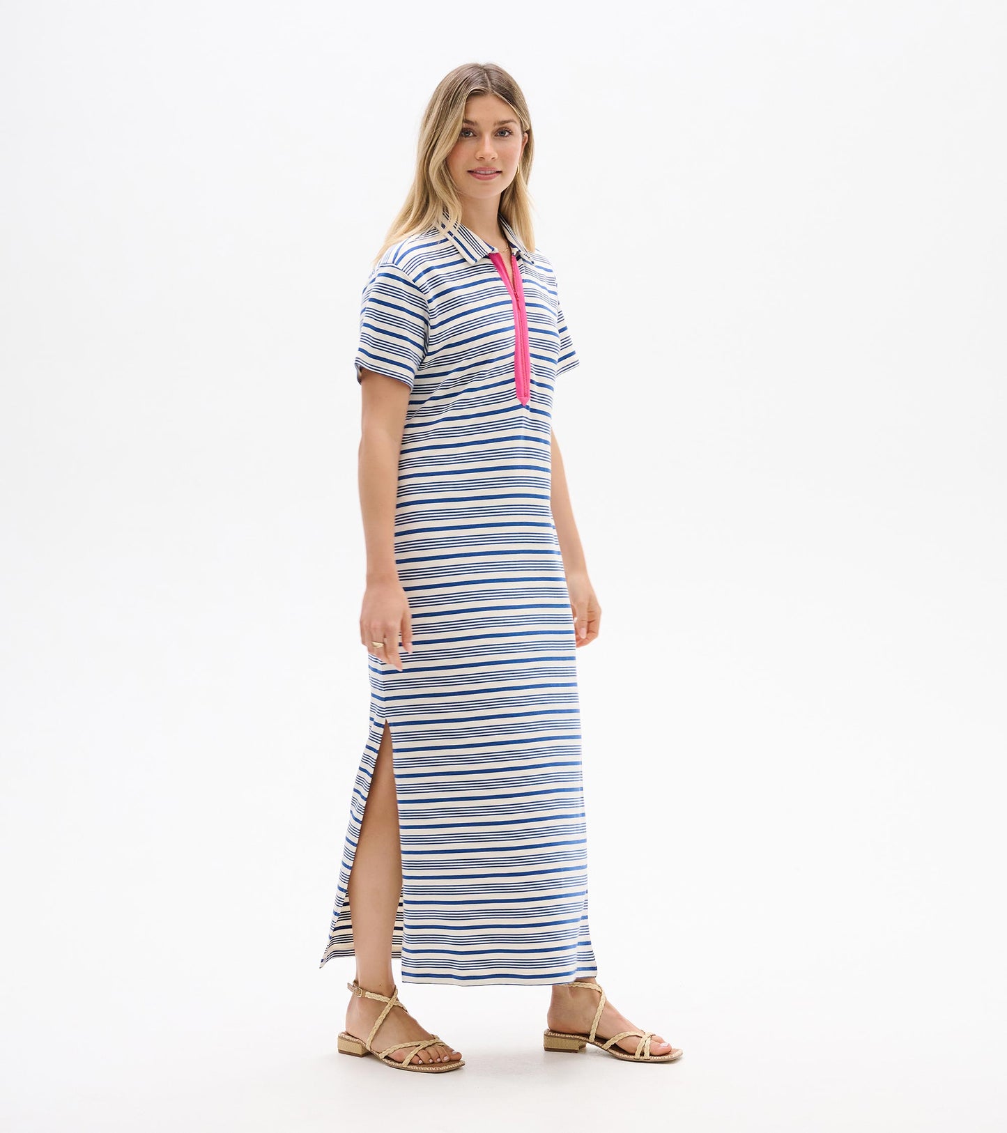 Hatley Contrast Zip Maxi Dress