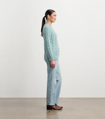 HATLEY DYLAN CABLE KNIT SWEATER