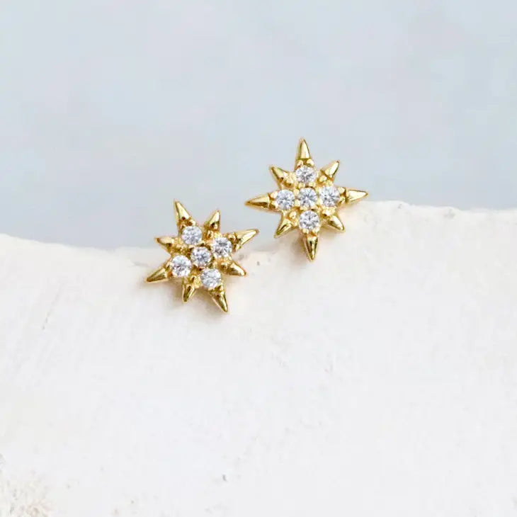 PAVE STAR EARRINGS
