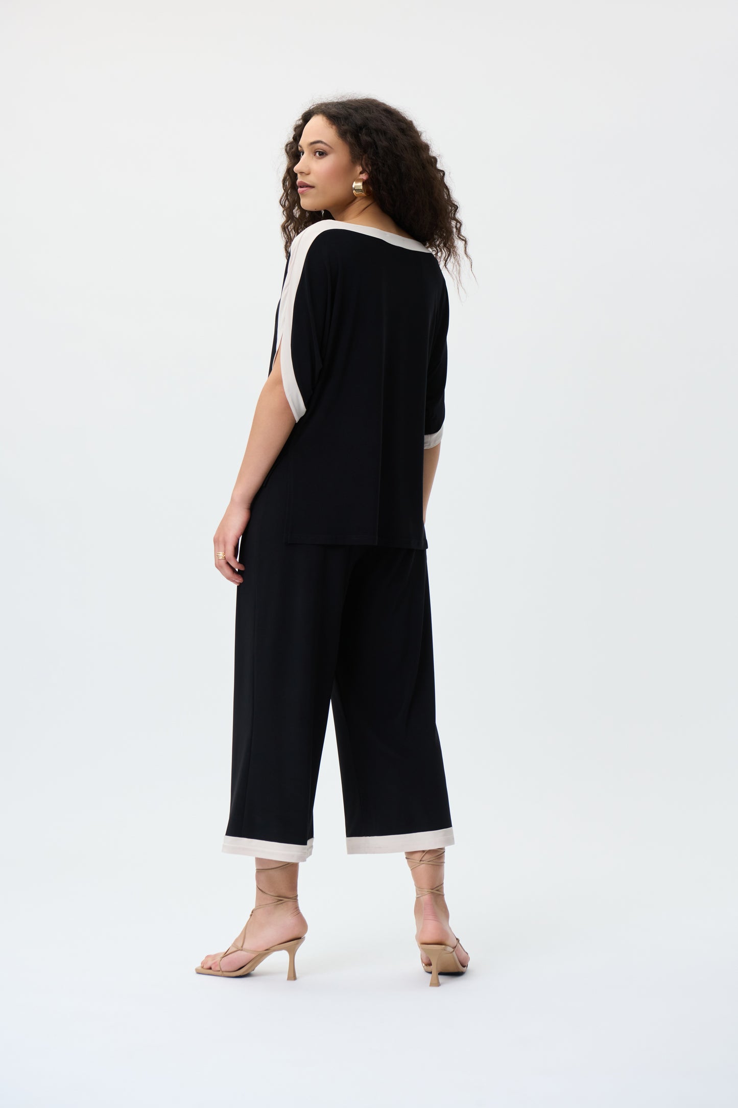 JOSEPH RIBKOFF DOLMAN SLEEVE JUMPSUIT
