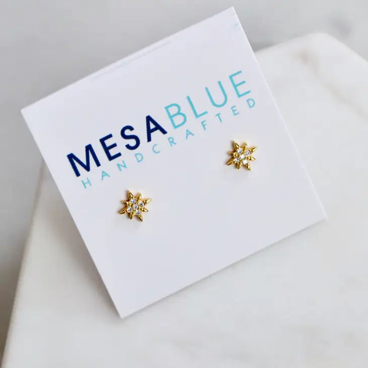 PAVE STAR EARRINGS