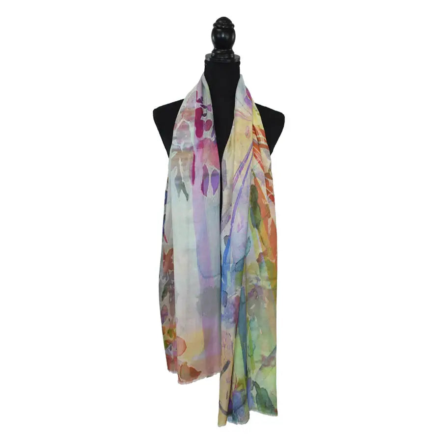 EGBERT STARBURST FLORAL SCARF