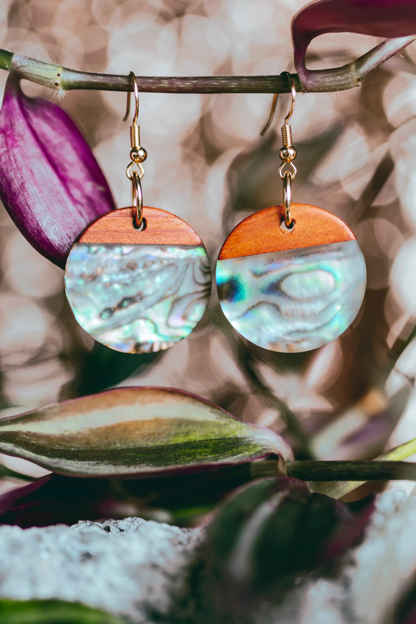 EDEN WOODEN EARRINGS