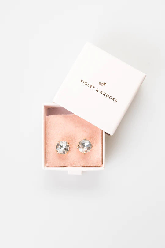 CASEY CRYSTAL POST EARRINGS
