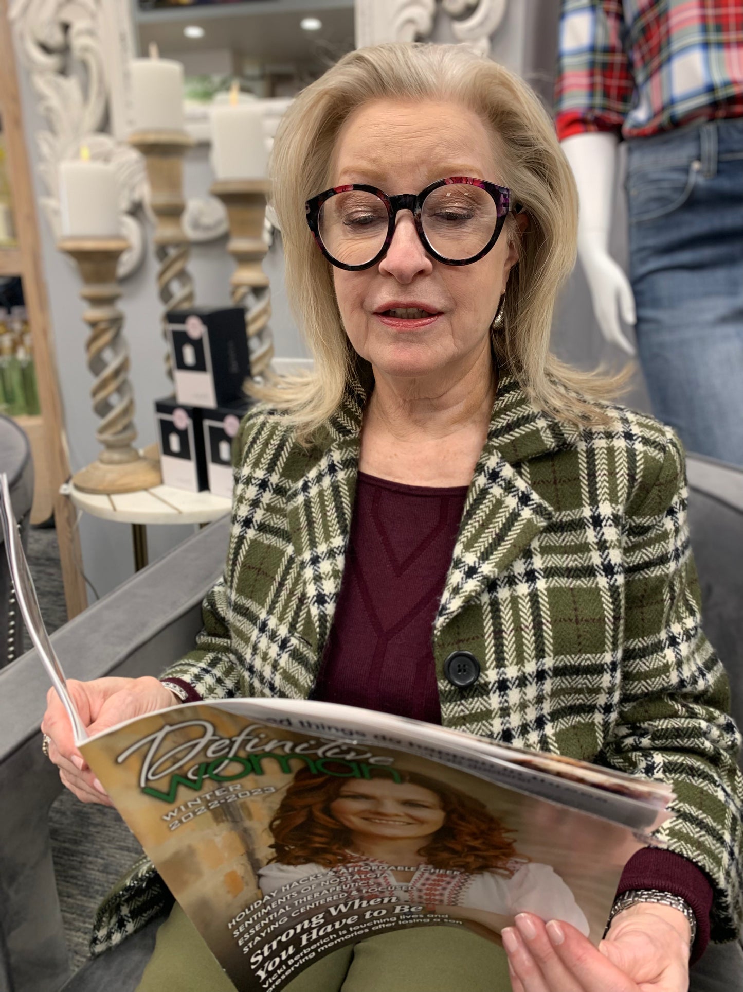 DESIGNER READING GLASSES