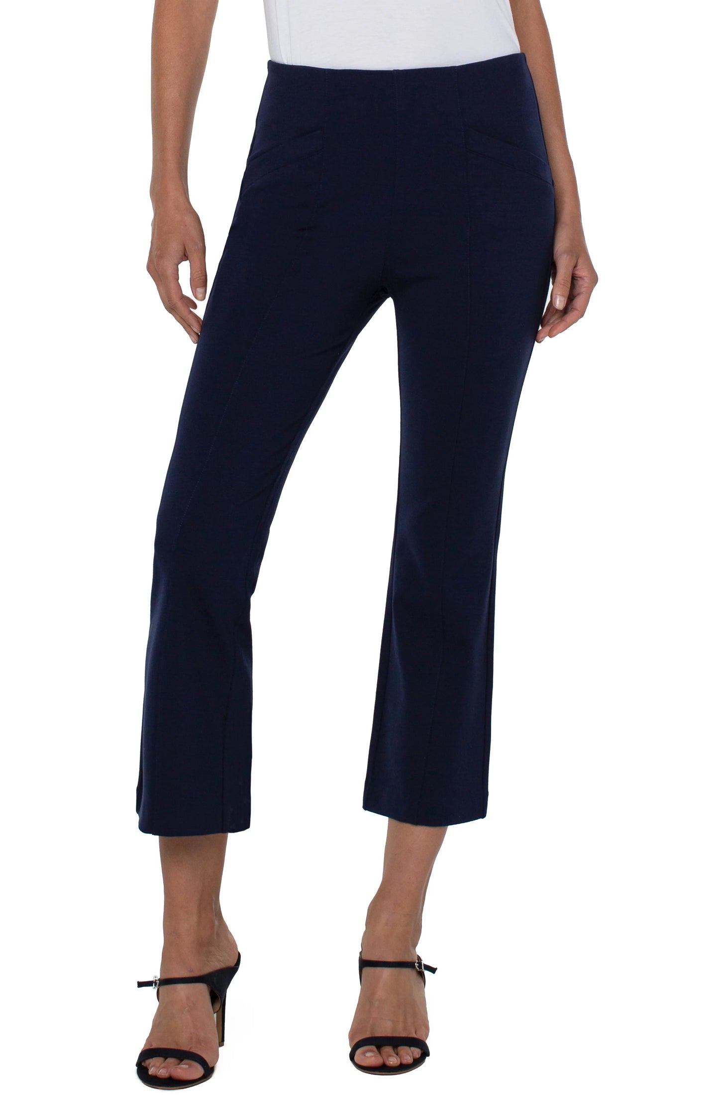 LIVERPOOL STELLA KICK FLARE WITH WELT POCKETS 25" INSEAM