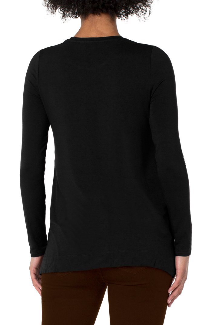 LIVERPOOL LONG SLEEVE SCOOP NECK TEE