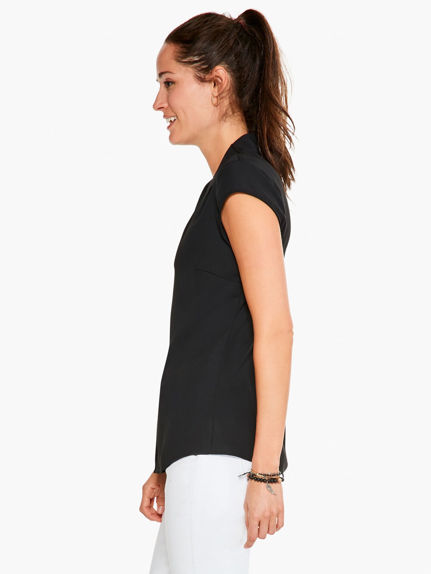 NIC+ZOE CAP SLEEVE DAY TO NIGHT TOP