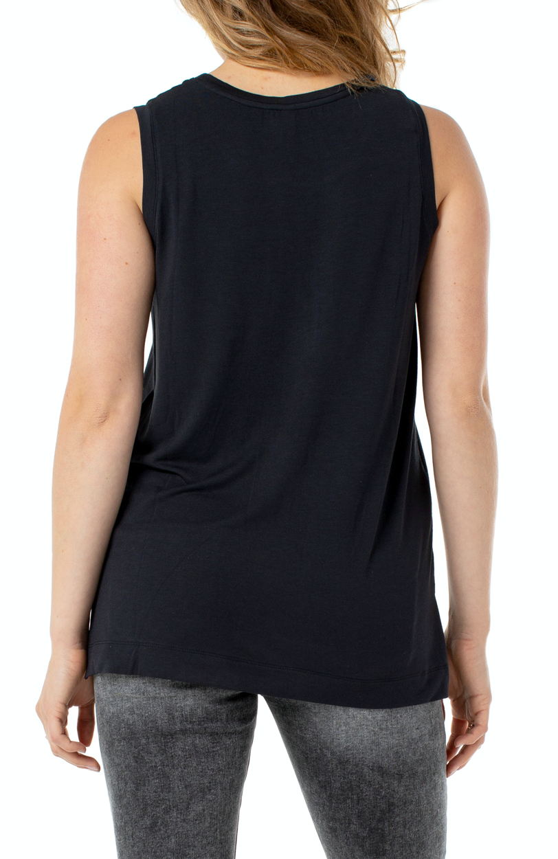 LIVERPOOL SLEEVELESS SCOOP NECK TANK