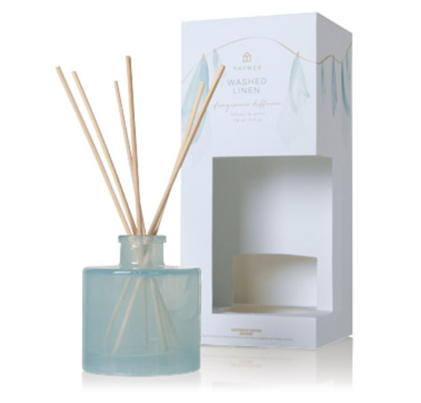 THYMES WASHED LINEN PETITE REED DIFFUSER