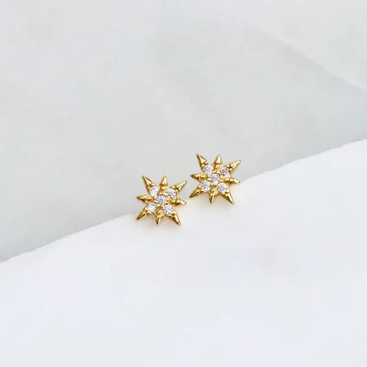 PAVE STAR EARRINGS