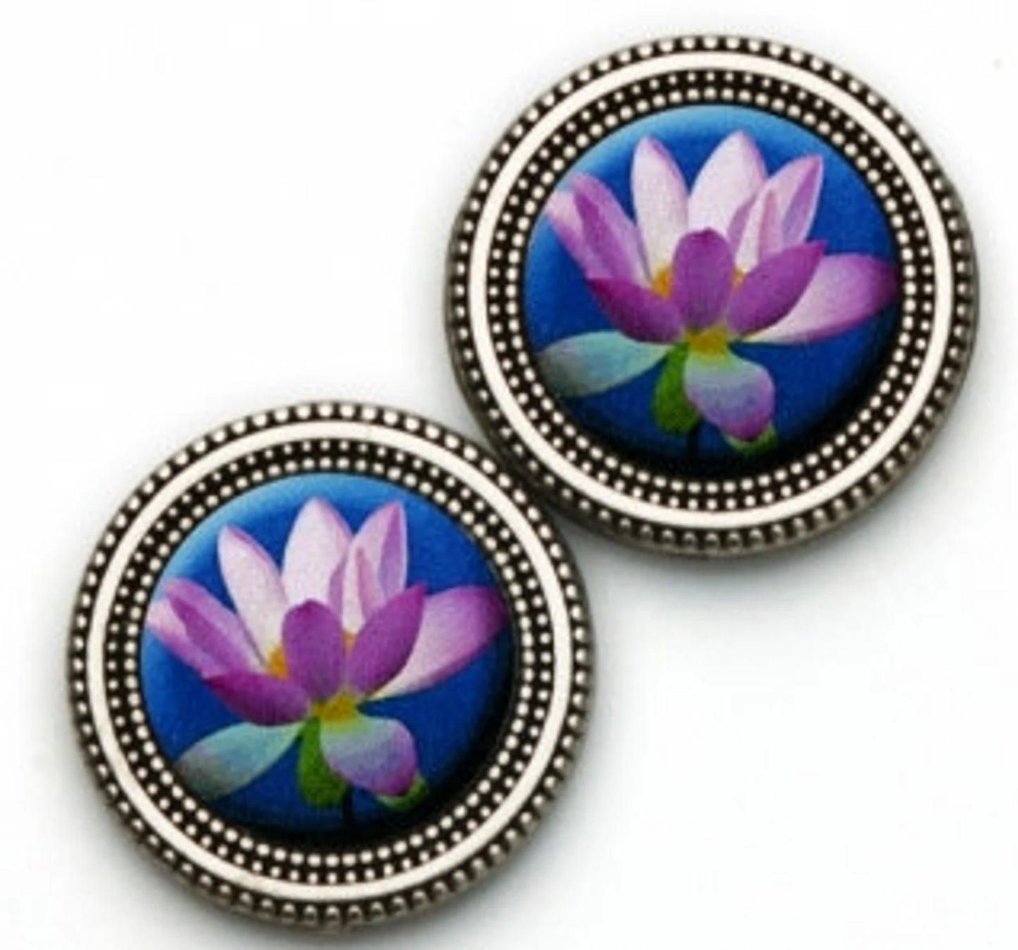 LOTUS PRINT MAGNETIC CLIPS