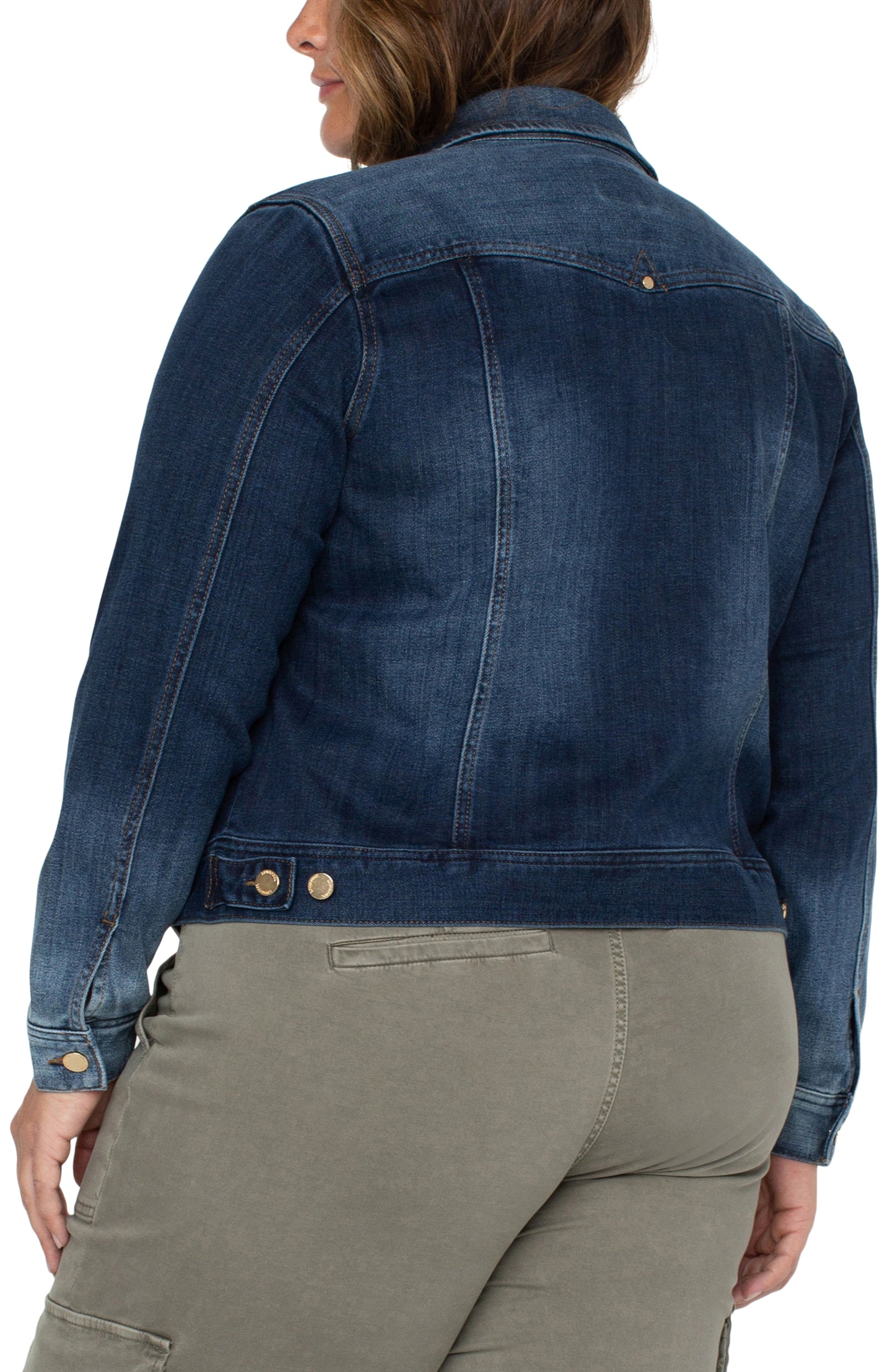 LIVERPOOL CLASSIC JEAN JACKET - PLUS