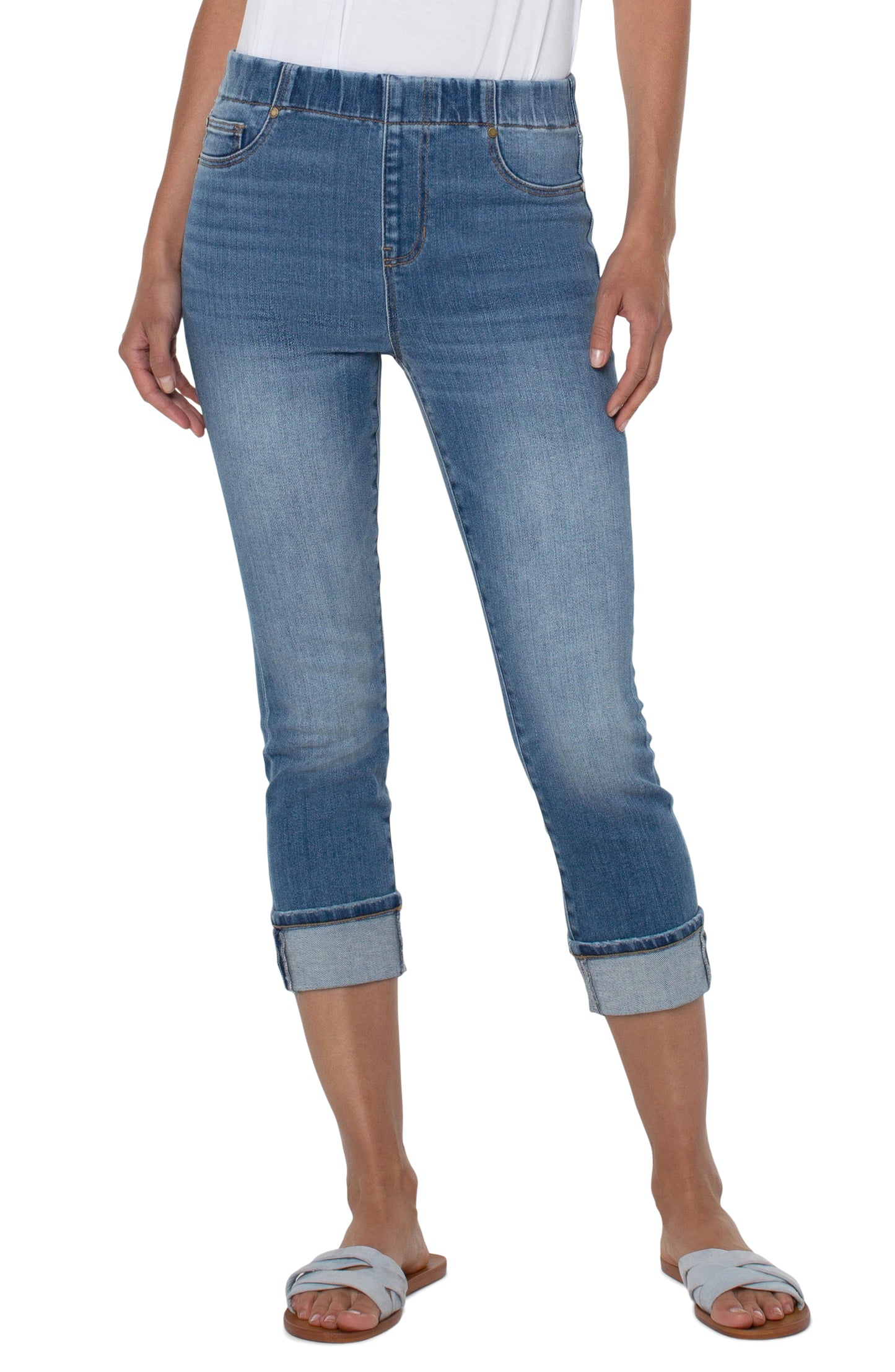 LIVERPOOL CHLOE CROP CUFF 24"-27" INSEAM