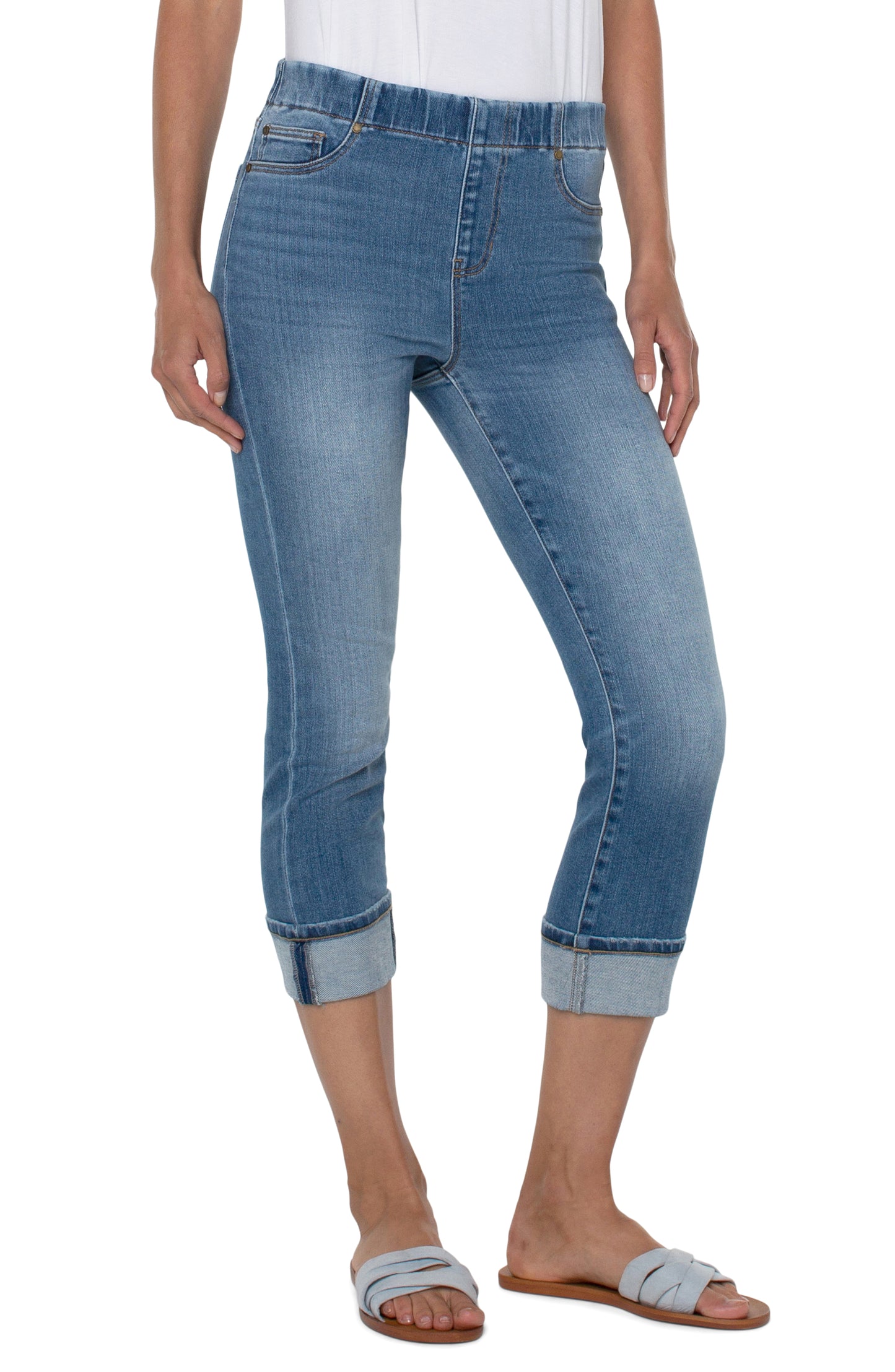 LIVERPOOL CHLOE CROP CUFF 24"-27" INSEAM