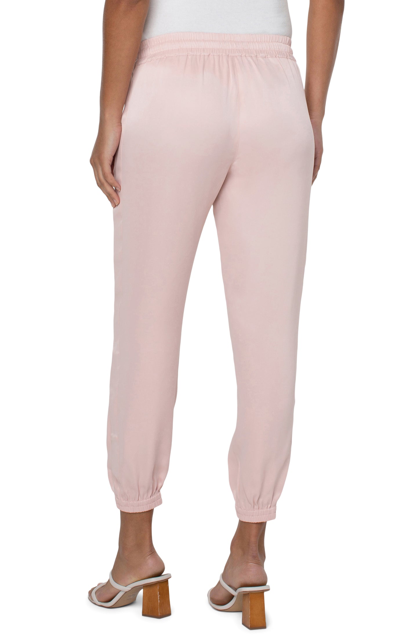 LIVERPOOL EASY FIT ELASTIC WAISTBAND CROP JOGGER 27" INSEAM