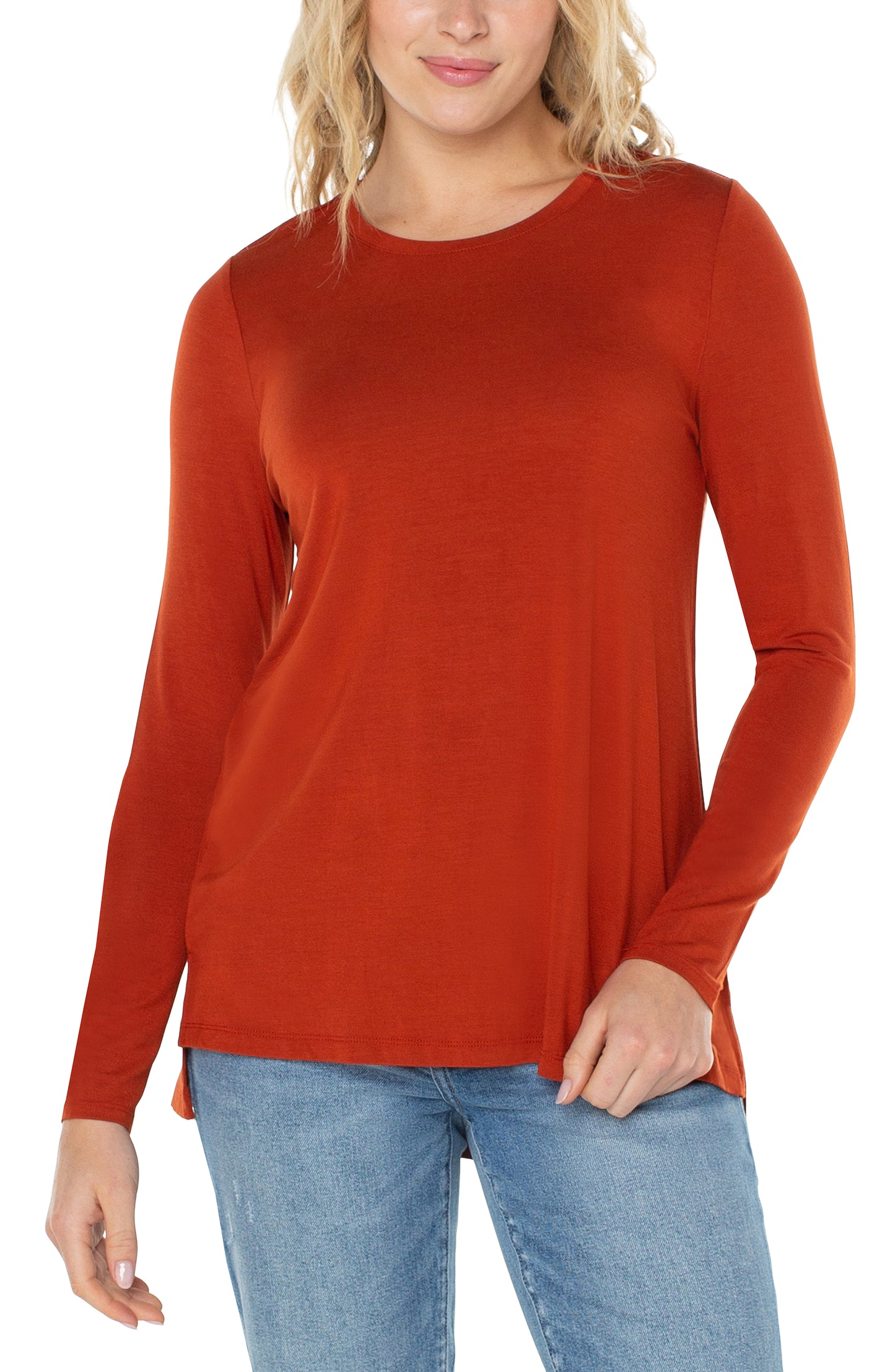 LIVERPOOL LONG SLEEVE SCOOP NECK TEE