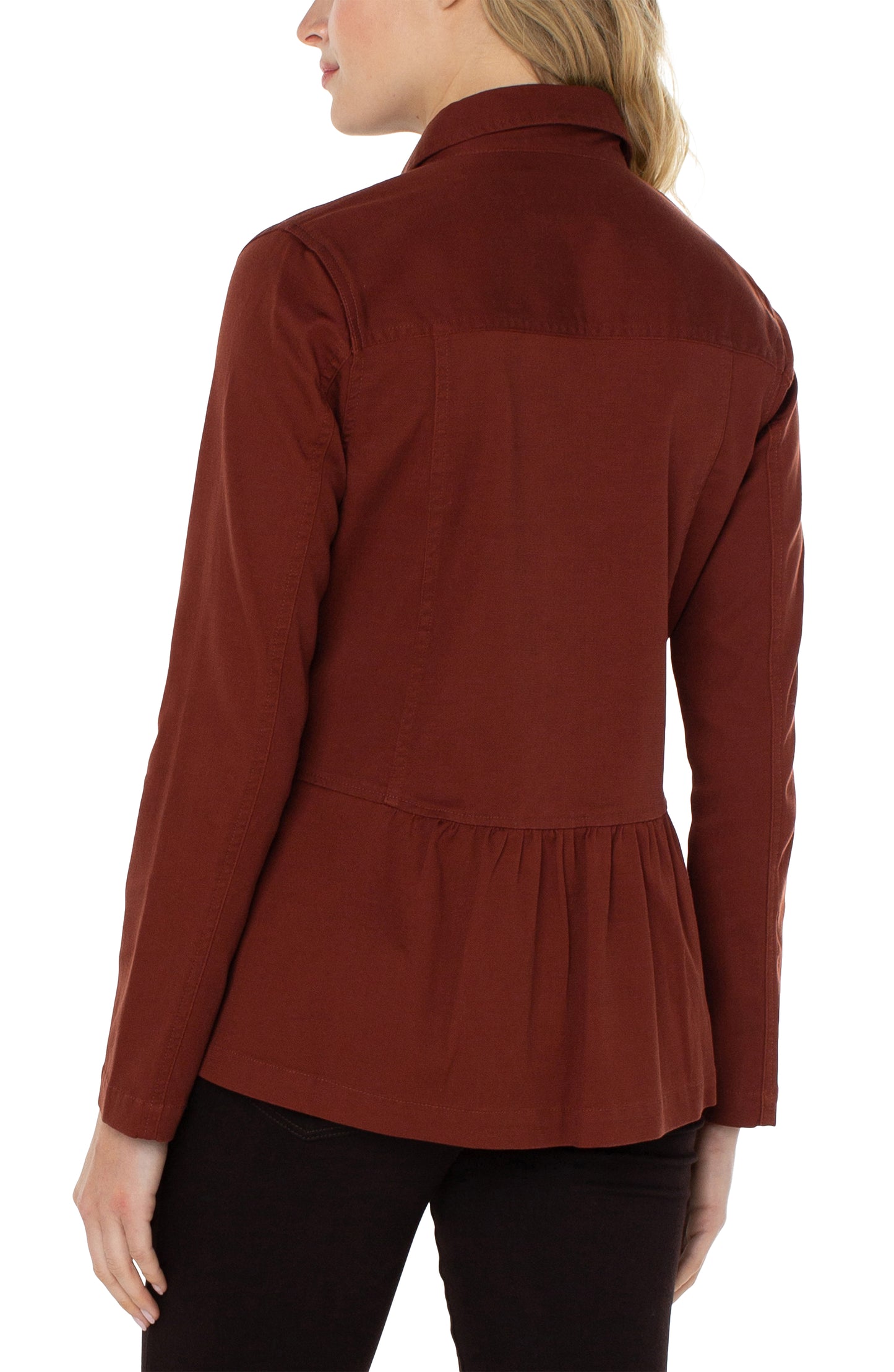 LIVERPOOL PEPLUM HEM SHACKET
