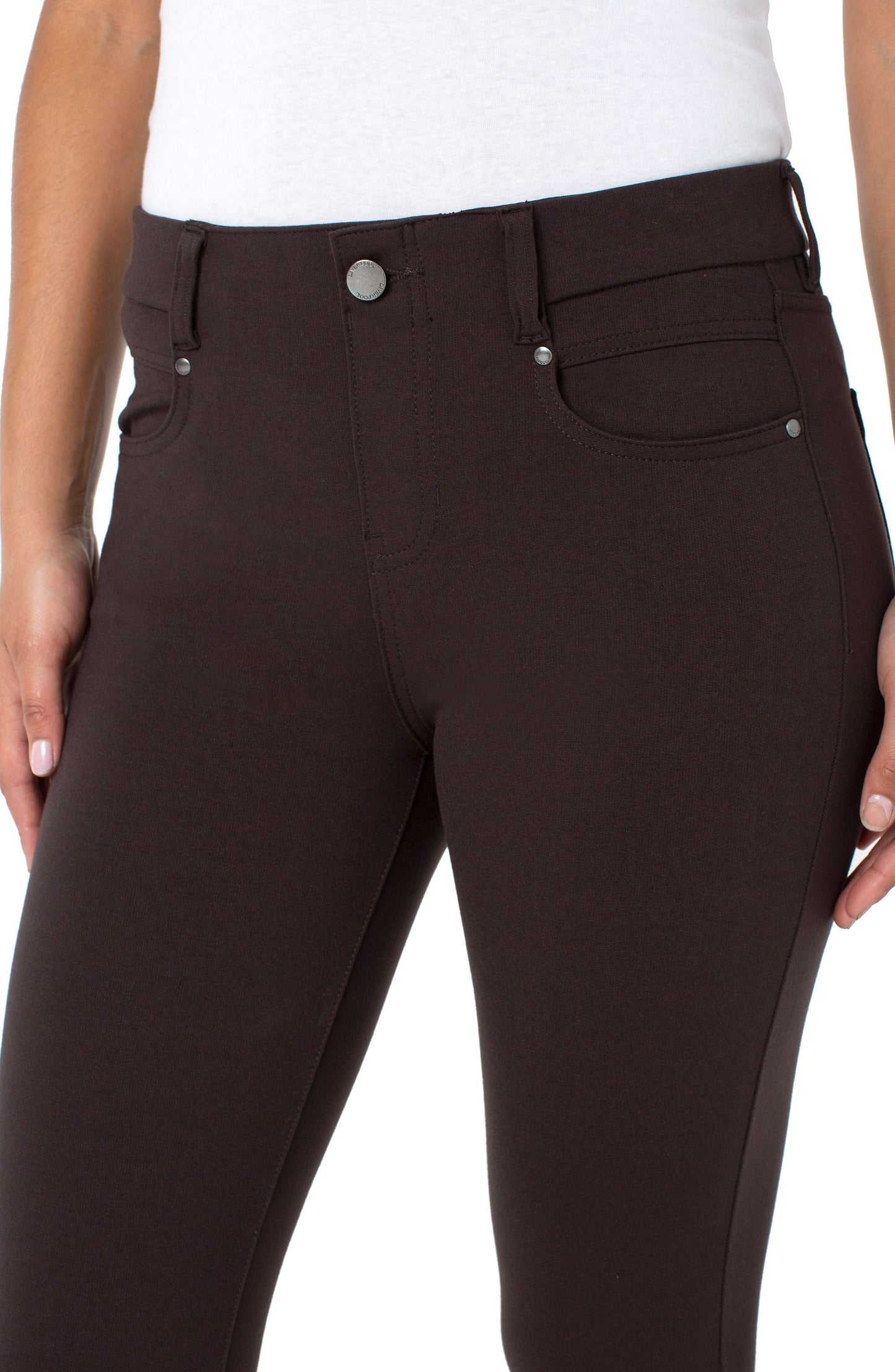 LIVERPOOL GIA GLIDER PULL-ON SUPER STRETCH PONTE 30" INSEAM