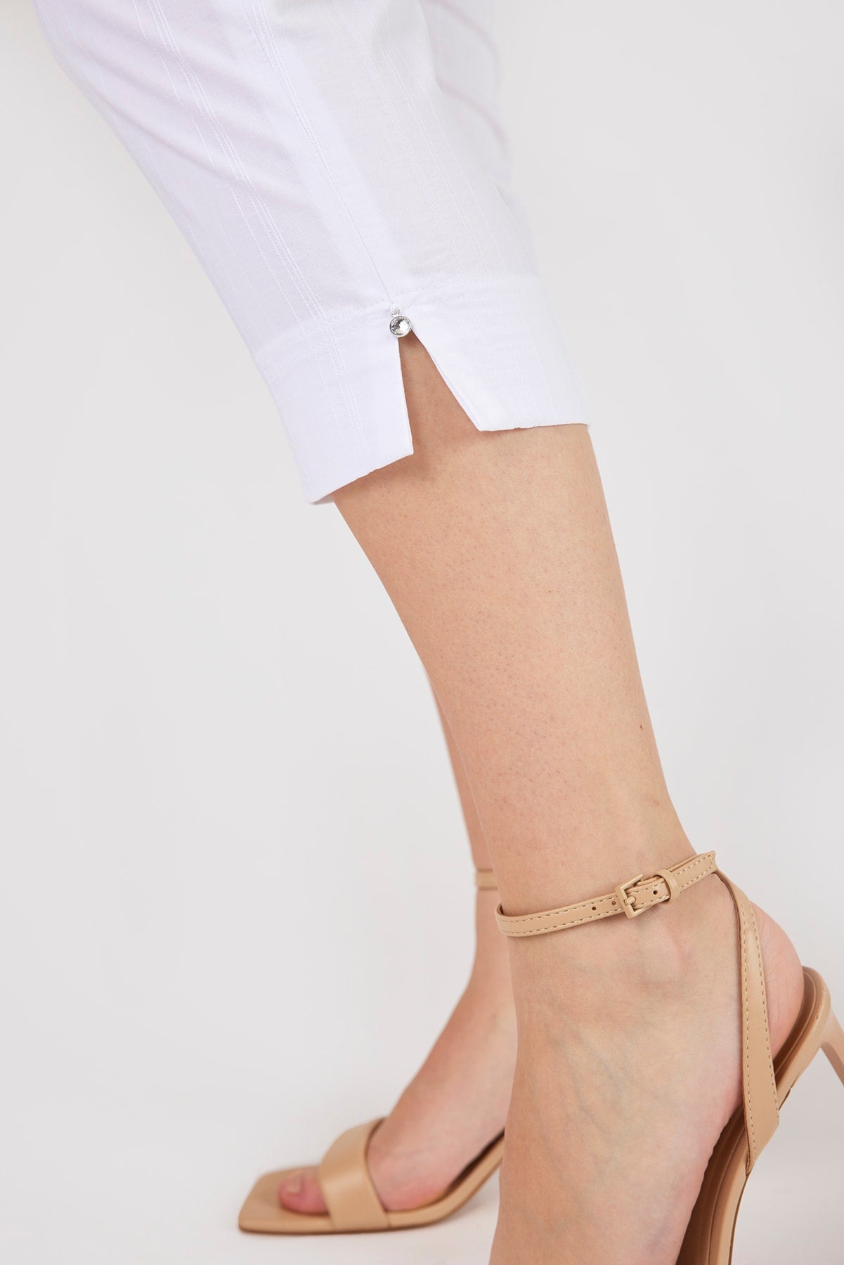 Robelle Trousers Marie Crop- Pearl Grey 920