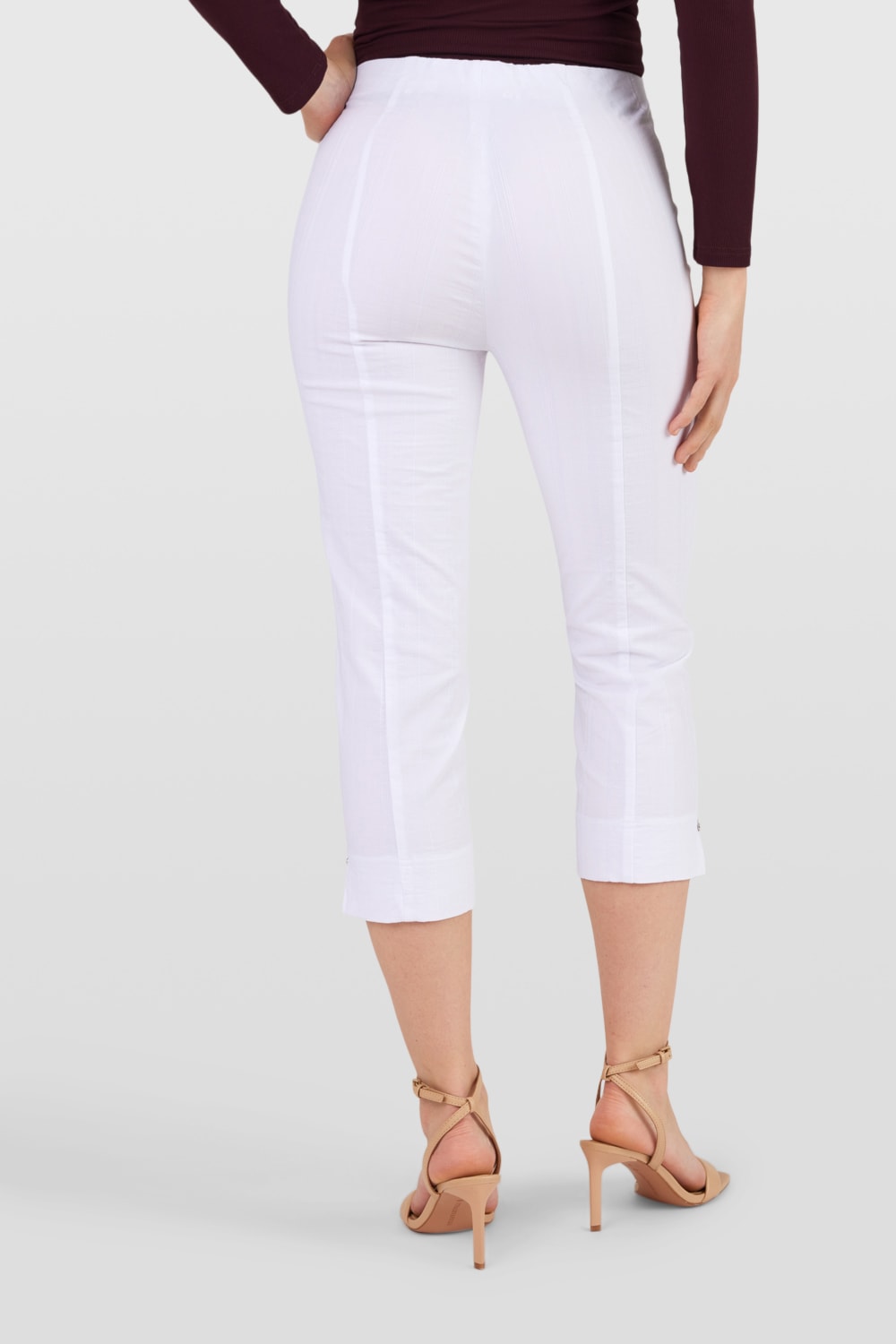 Robelle Trousers Marie Crop- Pearl Grey 920