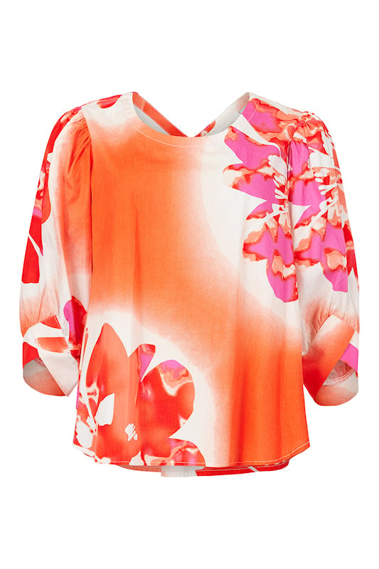 NOEN VIBRANT FLORAL BLOUSE