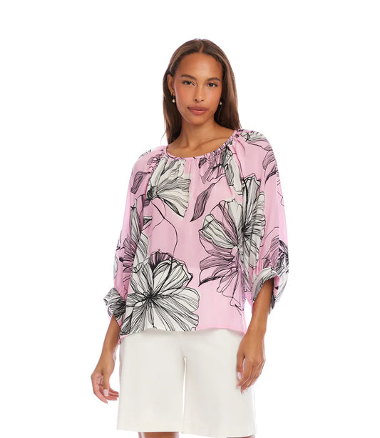 Karen Kane Blouson Sleeve Top