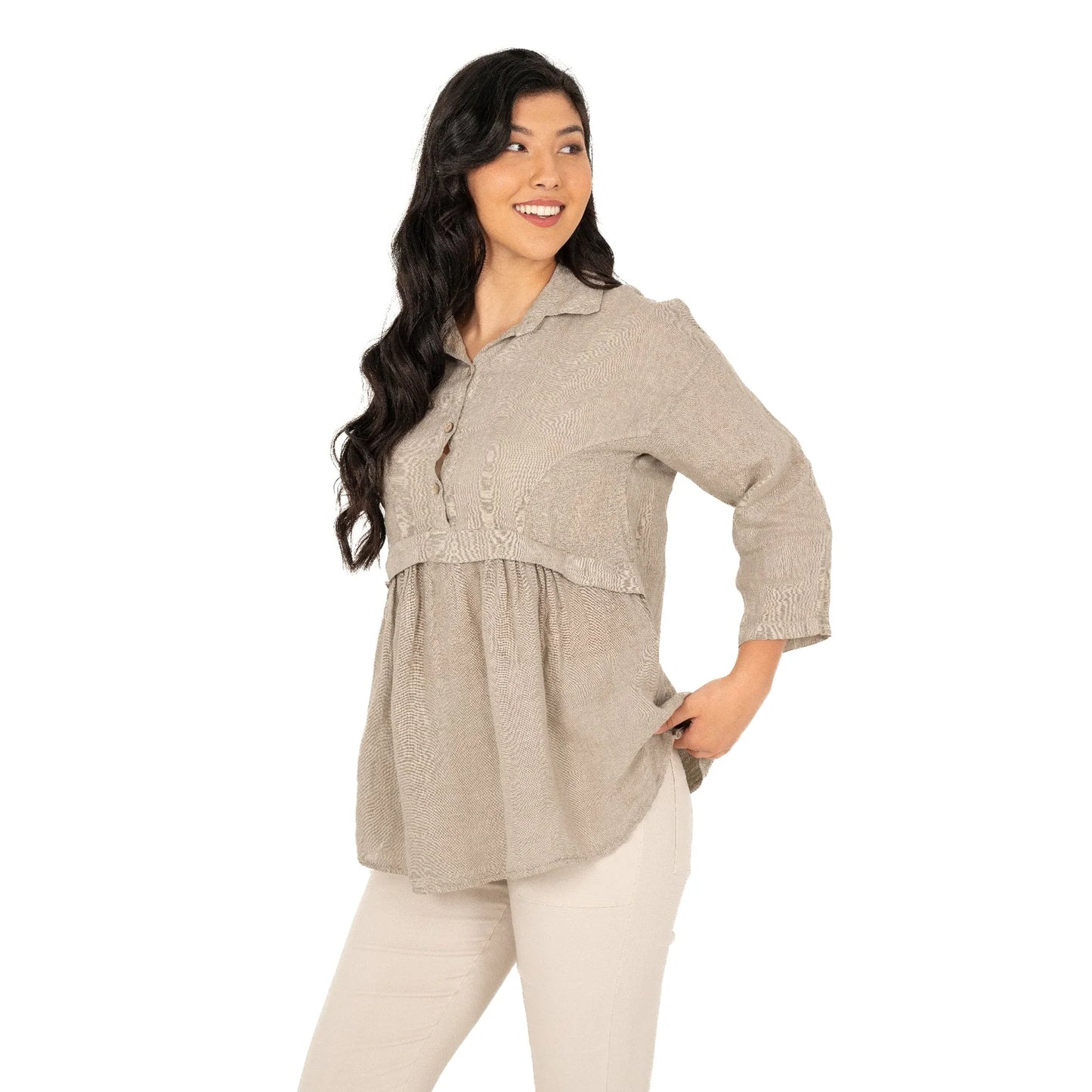 WOMEN'S WOVEN TUNIC