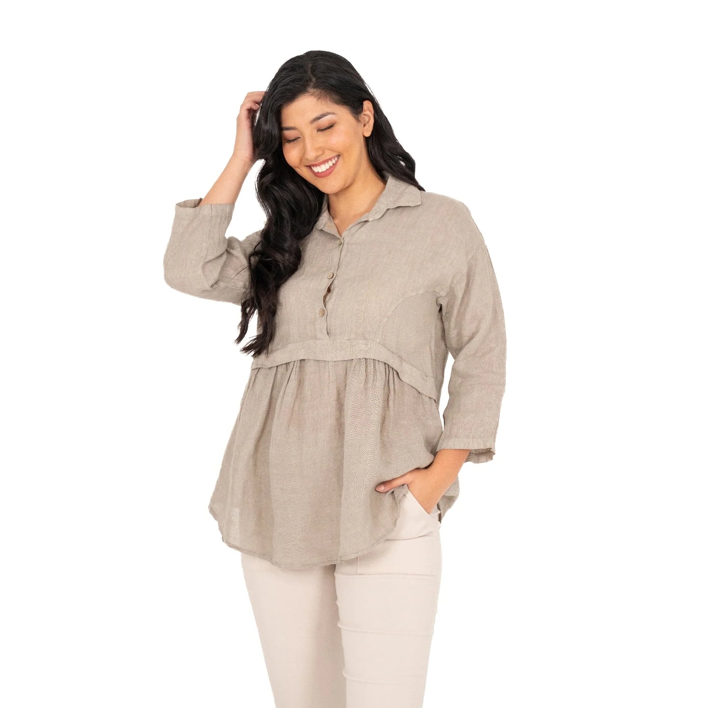 WOMEN'S WOVEN TUNIC