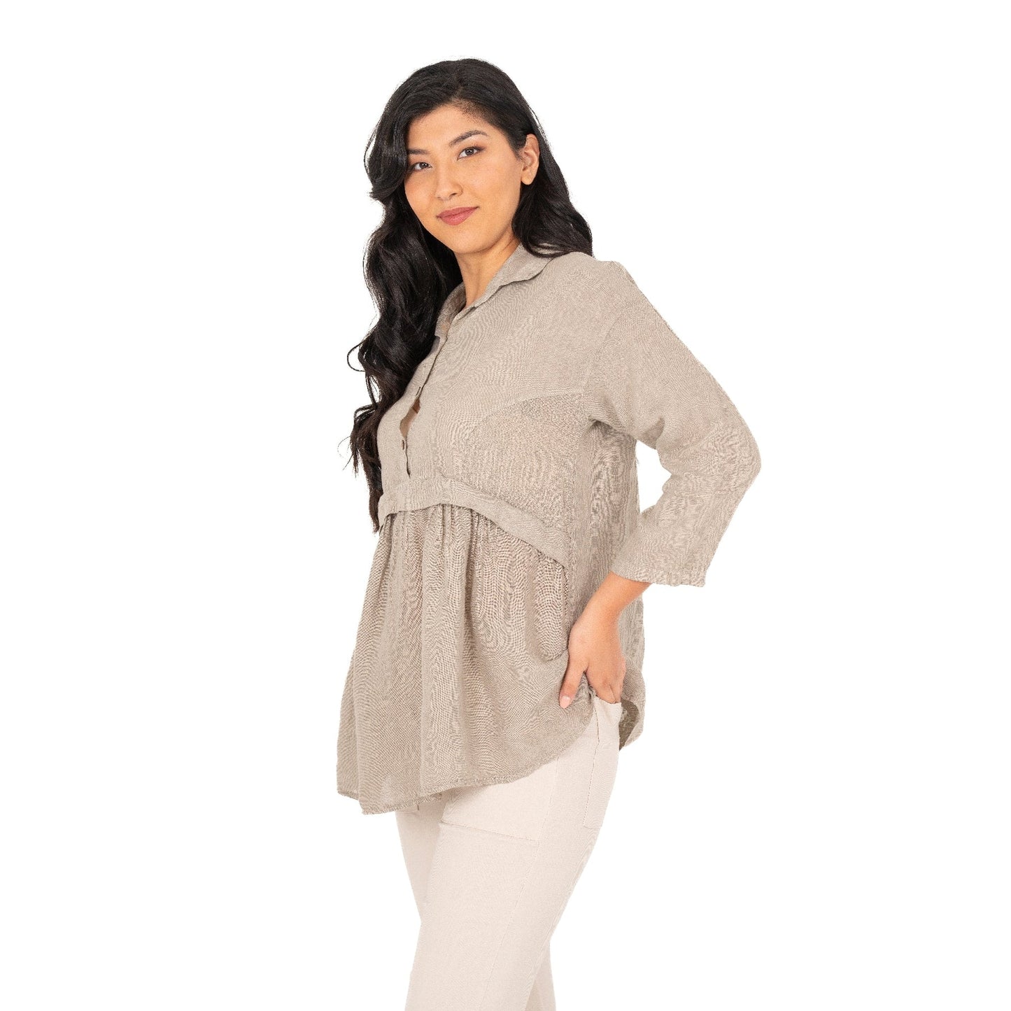 WOMEN'S WOVEN TUNIC