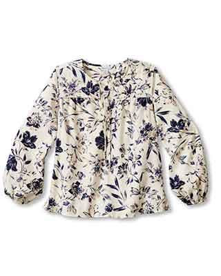 TOMMY BAHAMA FLORA FLOURISH LONGSLEEVE TOP