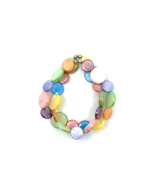 SEA LILY MULTICOLOR MOTHER-OF-PEARL BRACELET