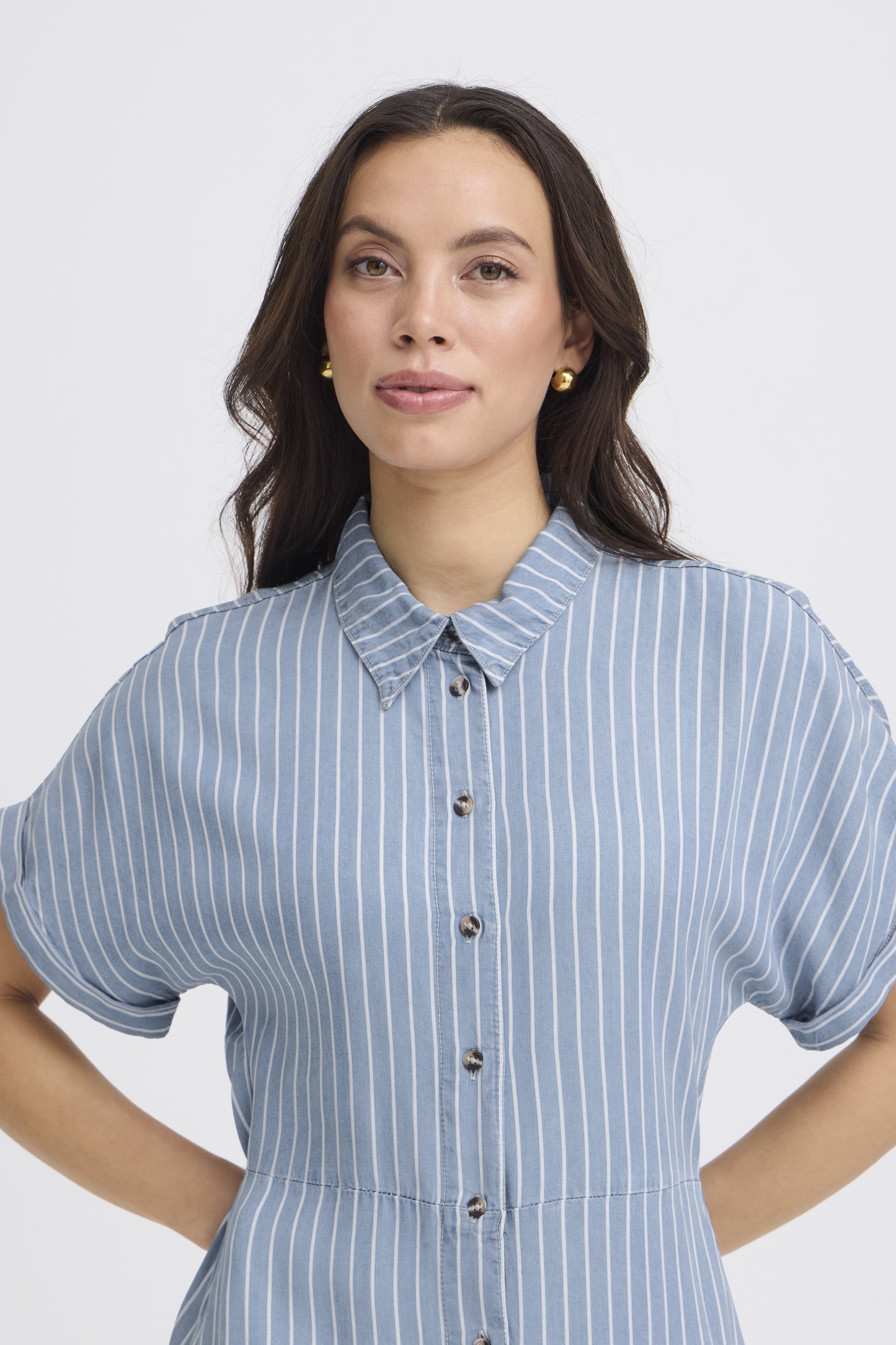 B Young Bykosmo Button Dress