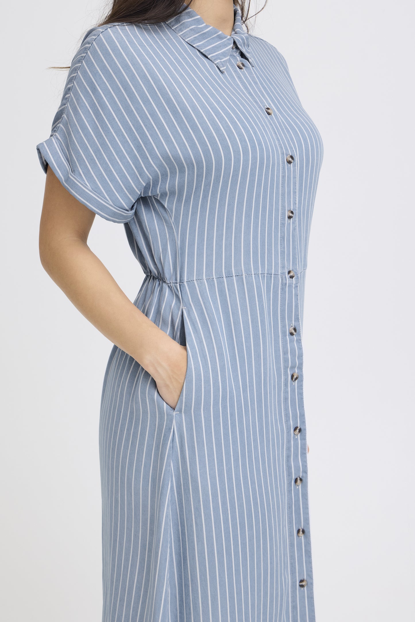 B Young Bykosmo Button Dress