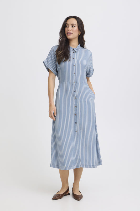 B Young Bykosmo Button Dress